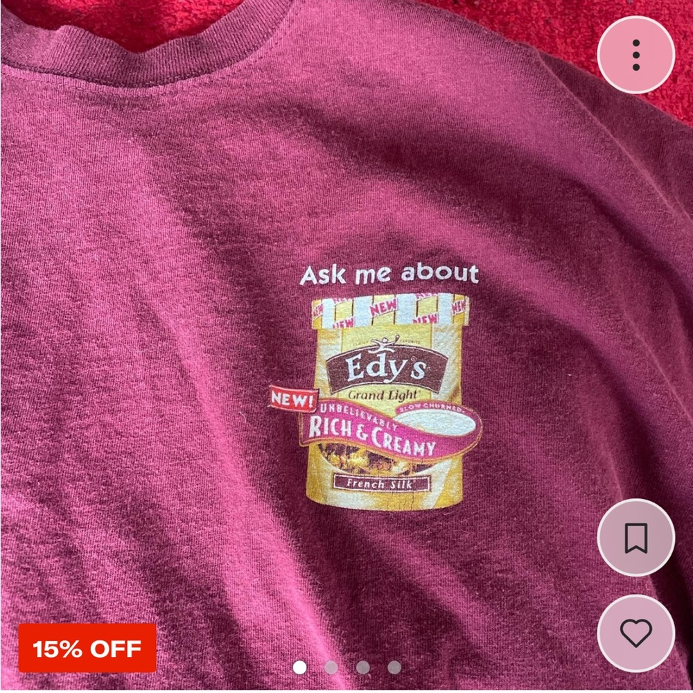 Vintage Edy’s shirt